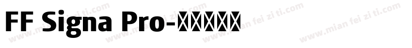 FF Signa Pro字体转换
